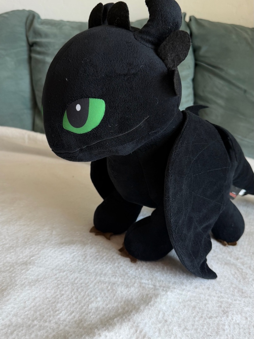 Toothless Black Plush Dragon Plushie
